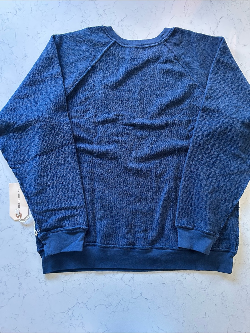 NWT Free People X Retro Brand Nantucket Crewneck in Navy Size Medium - Picture 7 of 16